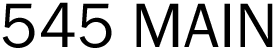 545 Main Logo